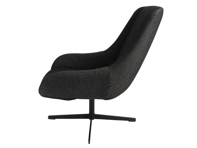 Fotel obrotowy czarny profil NOEMI
