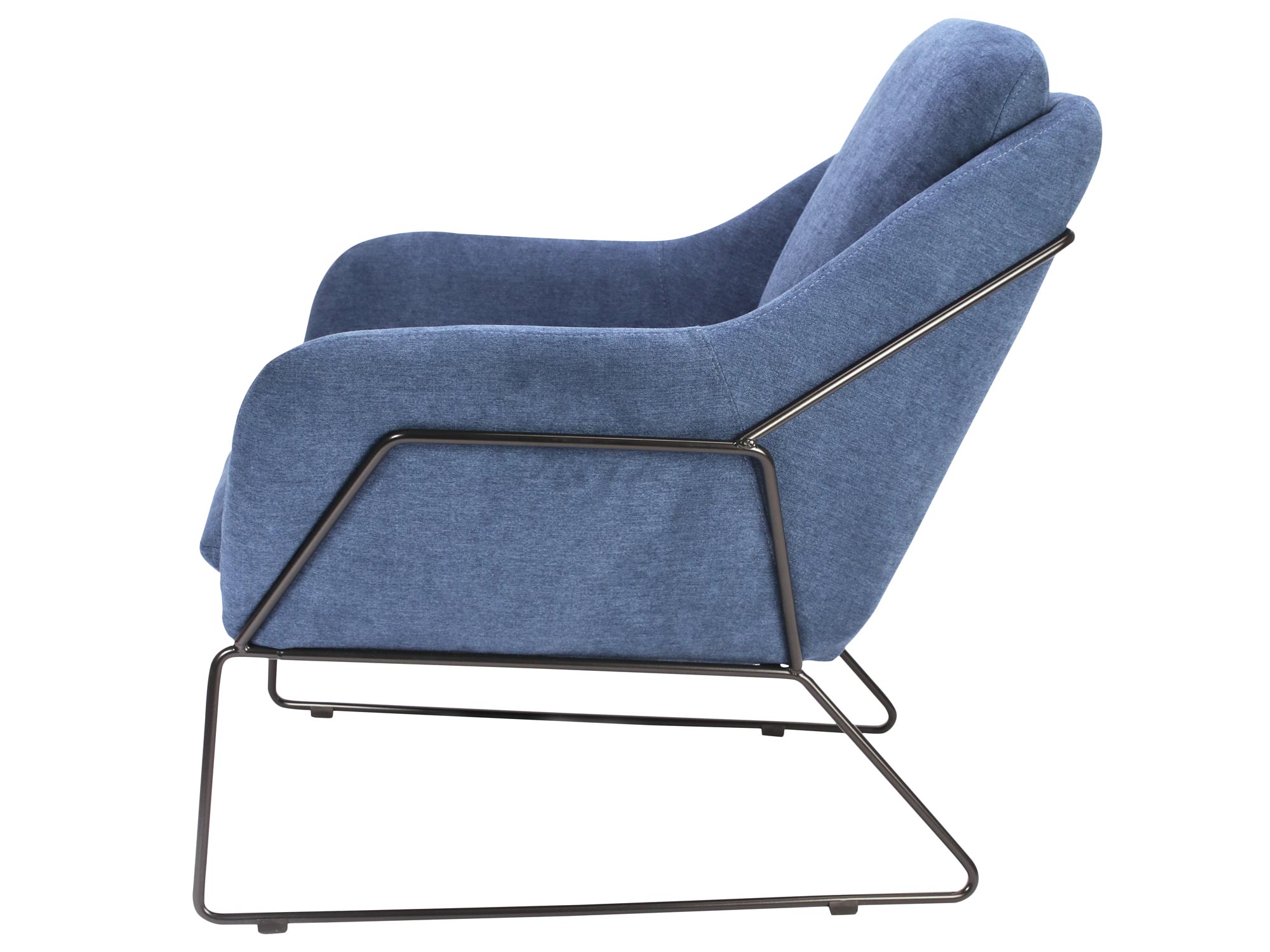 Fotel kolor niebieski profil NANAMI