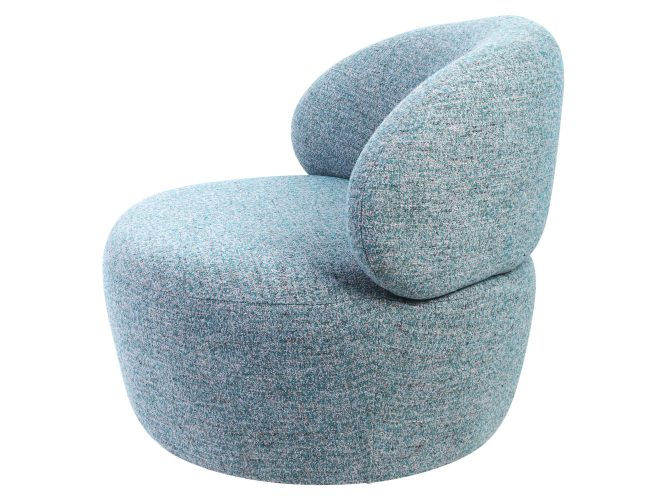Fotel okrągły niebieski profil RIN