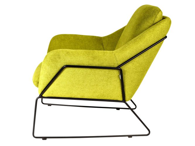 Fotel kolor limonkowy profil NANAMI
