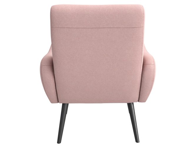 Fotel różowy tył tkanina Malmo New 61 JUNKO
