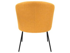 Miniaturka 3 - Fotel tapicerowany pomarańczowy tył LOMA 2