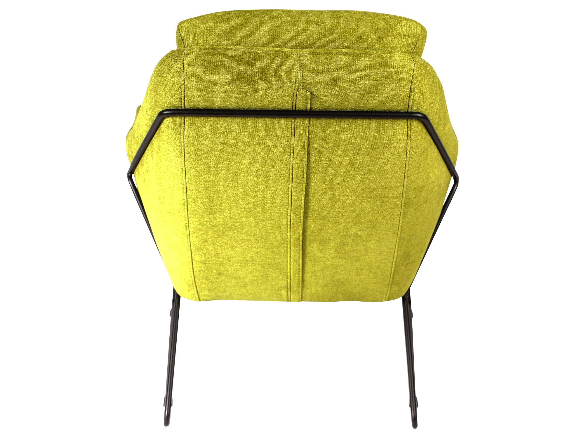 Fotel kolor limonkowy tył NANAMI