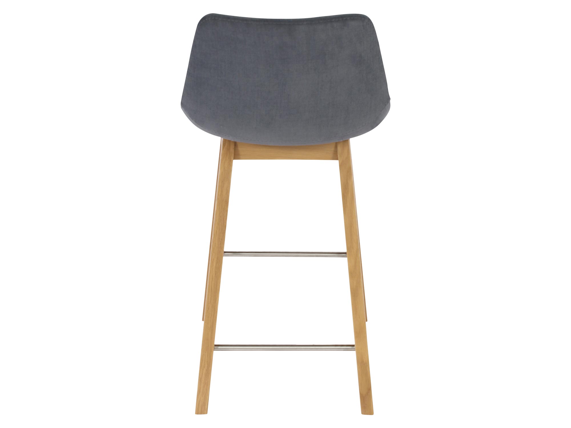 Krzesło barowe 65 cm drewniane tył ELSIE 2
