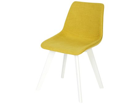 Krzesło żółte do jadalni salonu ELSIE