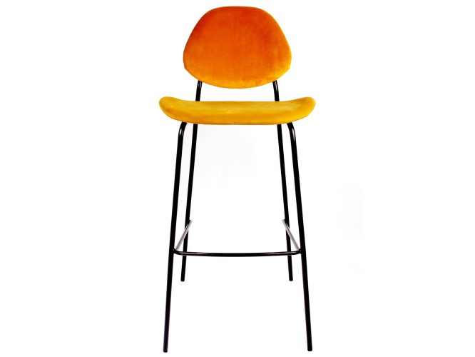 Wysokie krzesło barowe 80 cm front MISURI 3