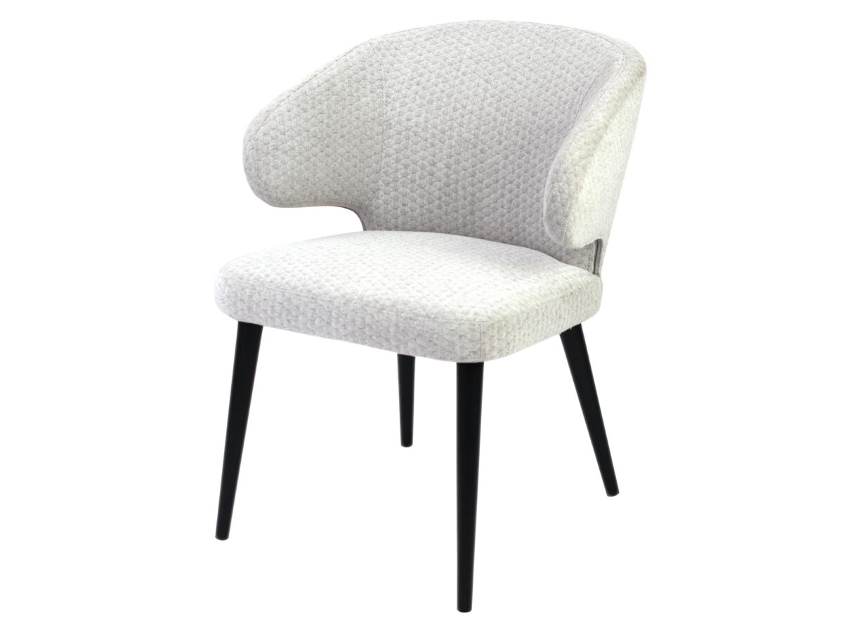 Krzesło tapicerowane do salonu LESLIE