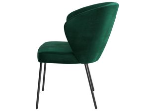 Miniaturka 1 - Krzesło butelkowa zieleń tkanina Riviera 38 bok LOMA