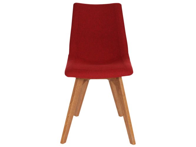Krzesło czerwone front MILA