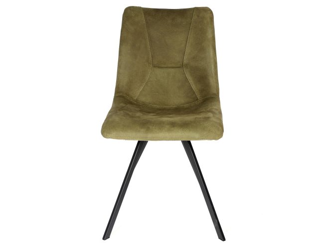 Krzesło zielone front GRETA