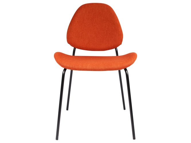 Krzesło pomarańczowe front MISURI