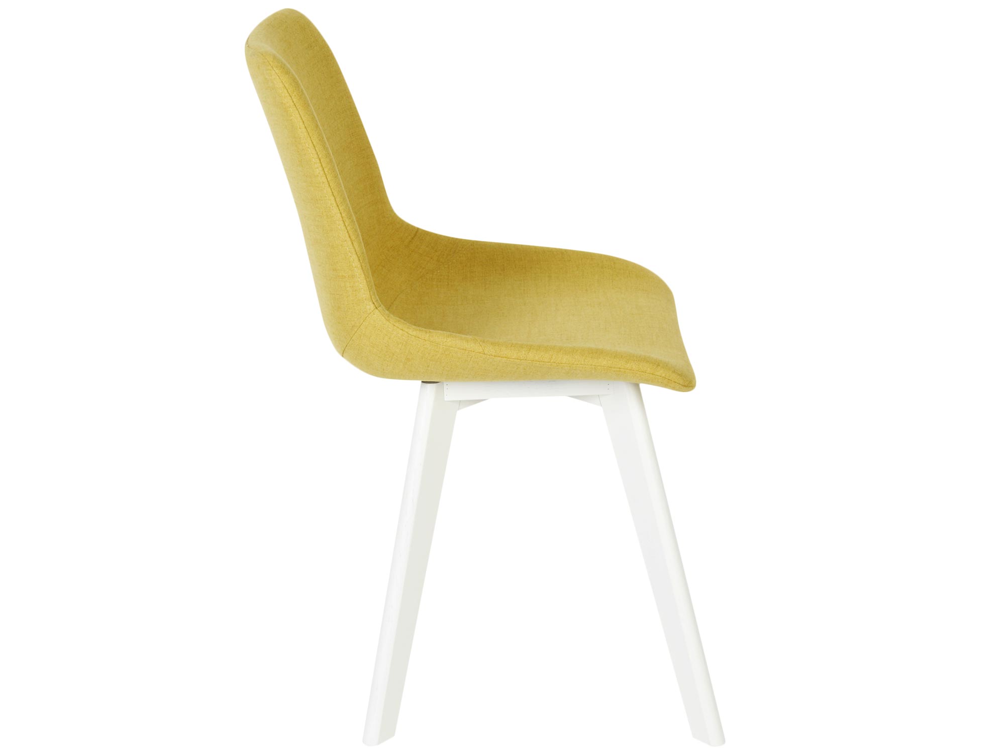 Krzesło żółte do jadalni salonu profil ELSIE