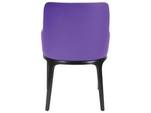 Miniaturka 3 - Fotel tapicerowany fioletowy tył HATTIE 2