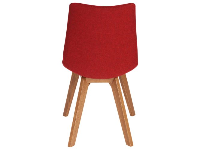 Krzesło czerwone tył MILA