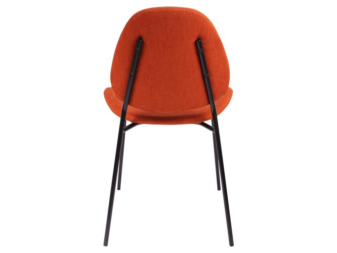Krzesło pomarańczowe tył MISURI