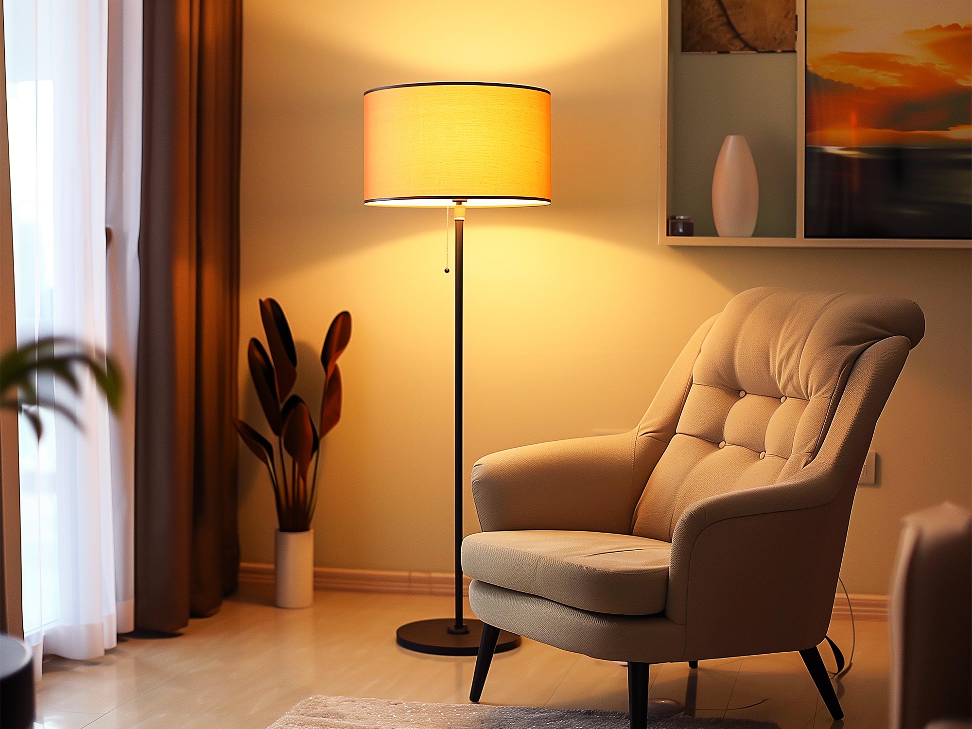Lampa stojąca do salonu – jak stworzyć idealne warunki do odpoczynku?