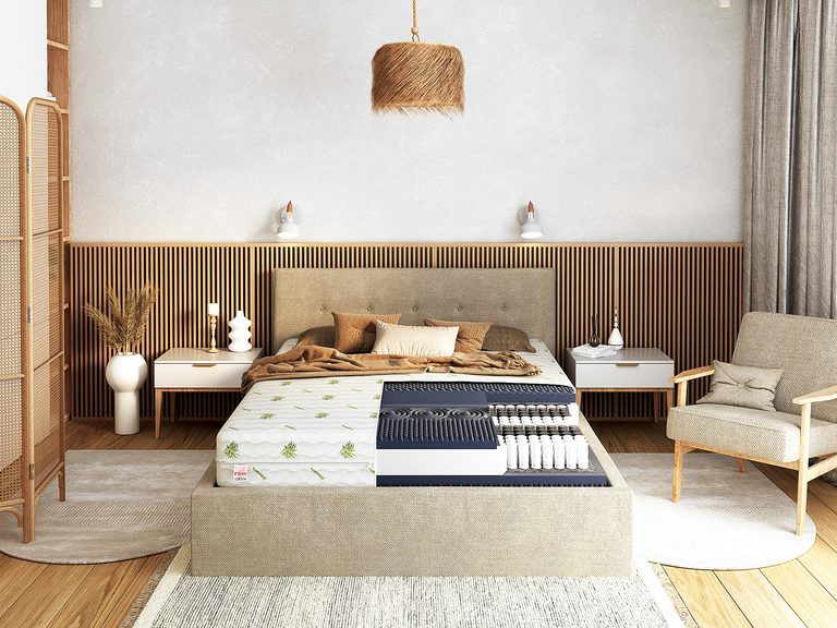 Boho sypialnia wnętrze 2026