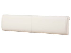 Miniaturka 4 - Tylna strona zagłówka w beżowej tapicerce z przeszyciami