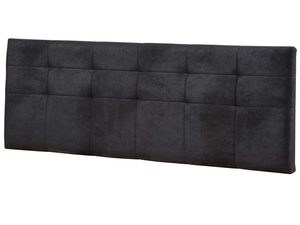 Miniaturka 6 - Ciemnoszary zagłówek tapicerowany z dekoracyjnymi przeszyciami