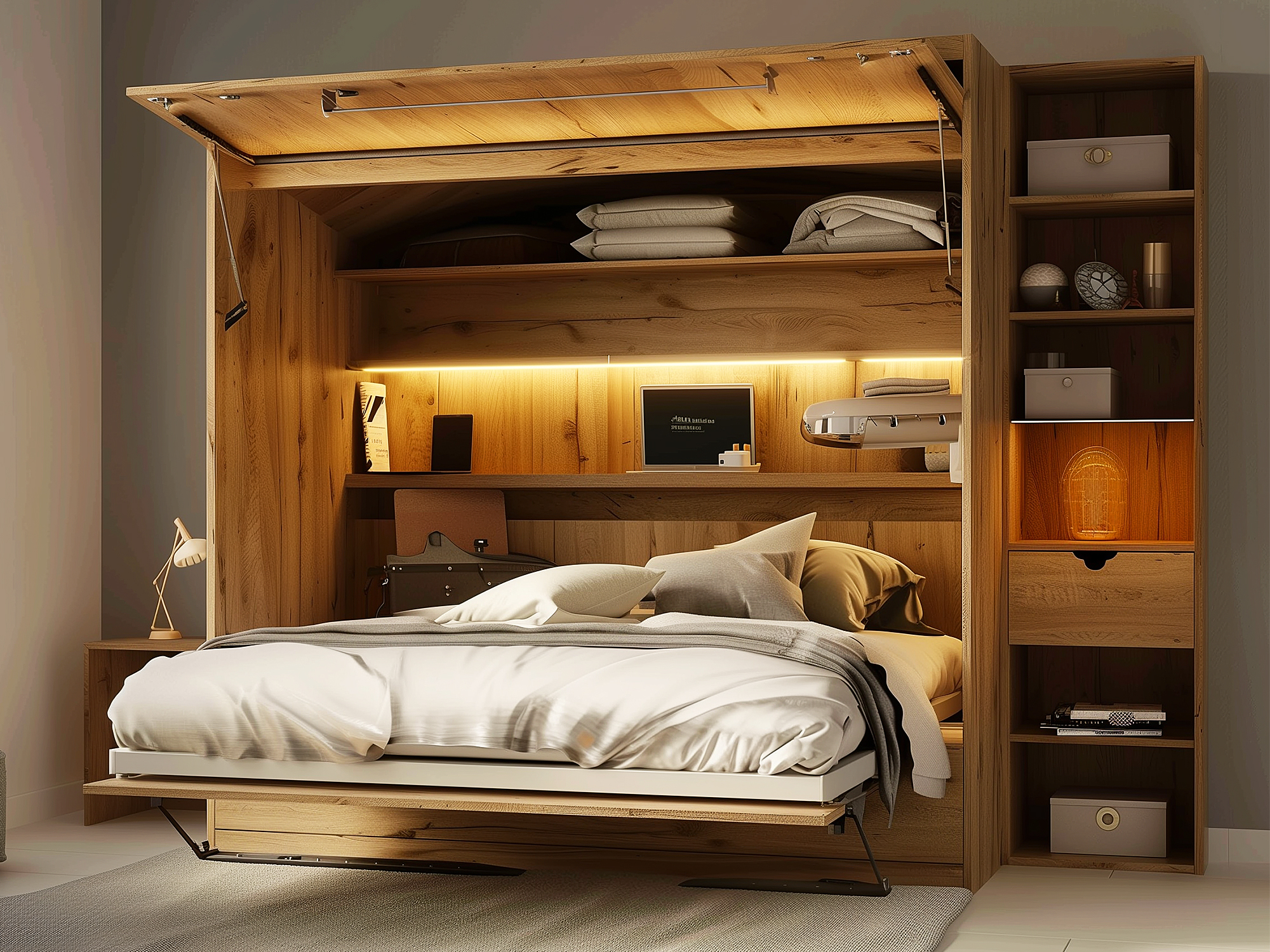 Łóżka w szafie – genialne rozwiązanie dla małych przestrzeni