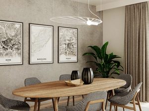 Miniaturka 3 - Lampa sufitowa LED, nowoczesne oświetlenie, geometryczny design