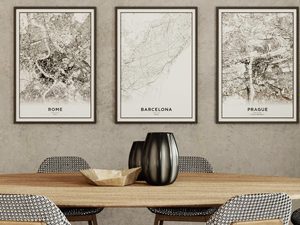 Miniaturka 5 - Designerska lampa sufitowa, geometryczny kształt, styl art deco