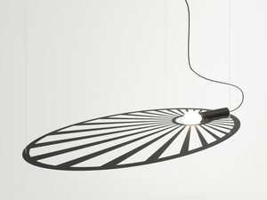 Miniaturka 8 - Geometryczna lampa sufitowa, industrialny styl, czarne wykończenie