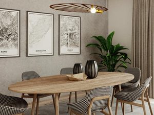 Miniaturka 18 - Designerskie lampy wiszące, industrialny styl, geometryczny wzór