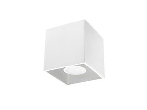 Miniaturka 12 - Kwadratowy biały plafon LED