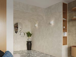 Miniaturka 5 - Nowoczesny korytarz z kinkietami ceramicznymi i lustrami