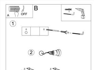 Miniaturka 10 - Montaż kinkietu ściennego z ceramicznym korpusem