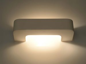 Miniaturka 8 - Oświetlenie ścienne LED o opływowym kształcie w kolorze białym