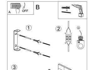 Miniaturka 26 - Techniczny rysunek montażu cylindrycznego kinkietu LED