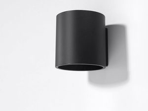 Miniaturka 7 - Kinkiet LED w czarnej oprawie walcowej, styl industrialny