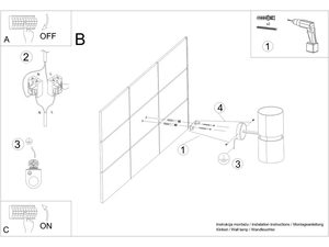 Miniaturka 4 - Instrukcja montażu nastrojowego kinkietu