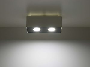 Miniaturka 2 - Plafon 2 Żarówki Minimalizm MISTICA 2