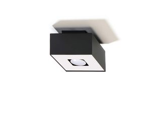 Miniaturka 3 - Plafon czarny sufitowy kwadratowy w minimalistycznym stylu