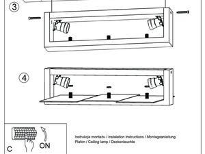 Miniaturka 19 - 2-Żarówkowy Plafon dla Każdego Domu XYLON 2