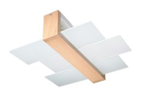 Miniaturka 3 - 2-Żarówkowy Plafon dla Każdego Domu XYLON 2