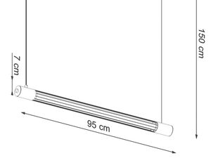 Miniaturka 6 - Designerska lampa wisząca, geometryczny kształt, nowoczesne wnętrza