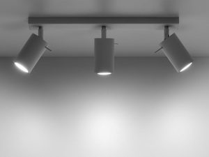 Miniaturka 8 - Nowoczesny sufitowy reflektor LED w odcieniu grafitowym