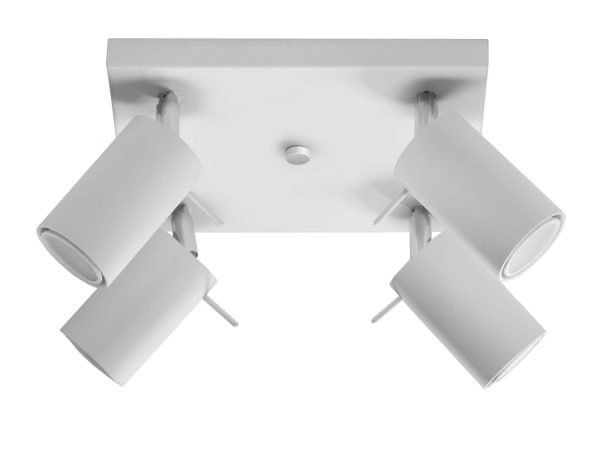 Cztery światła Plafon RING 4 styl loftowy