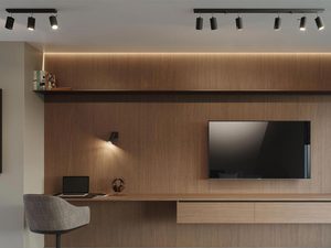 Miniaturka 10 - Lampa LED ścienna nad biurkiem w nowoczesnym salonie