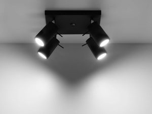 Miniaturka 5 - Cztery światła Plafon RING 4 styl loftowy