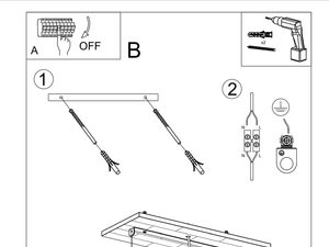 Miniaturka 18 - Instrukcja montażu lampy natynkowej z ruchomymi reflektorami