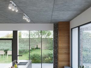 Miniaturka 3 - Nowoczesna kuchnia z lampami na szynoprzewodzie w stylu industrialnym