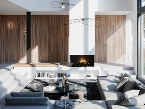 Miniaturka 2 - Nowoczesna lampa sufitowa, minimalistyczny styl, okrągły kształt