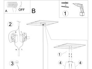 Miniaturka 6 - Instrukcja montażu lampy wiszącej o niecodziennym kształcie