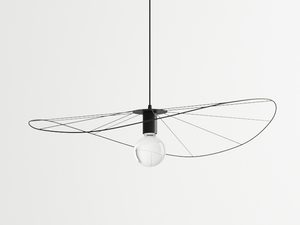 Miniaturka 1 - Lampa sufitowa, metalowa rama, geometryczny styl do salonu