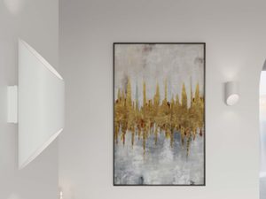 Miniaturka 8 - Kinkiet Biały Aluminiowy PLUTONE 30